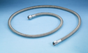 Representative photo only Convoluted FEP lined hose assembly 1 2 JIC female 10 ft length