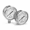 Representative photo only BY12Y 2 5in ss 0 3000psi 1 4 LM NPT 63mm Pressure Gauge Liquid Filled with Stainless Steel Case 1 4 NPT Lower Mount Connection with Bronze Tube Socket